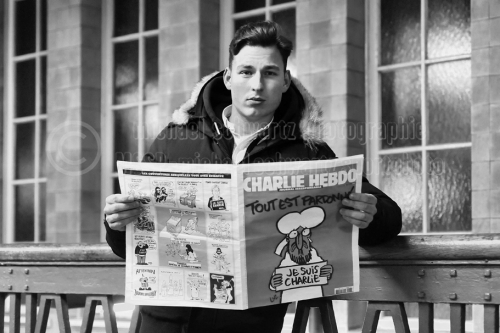 Male Model_Charlie Hebdo (© schwartz photographie)